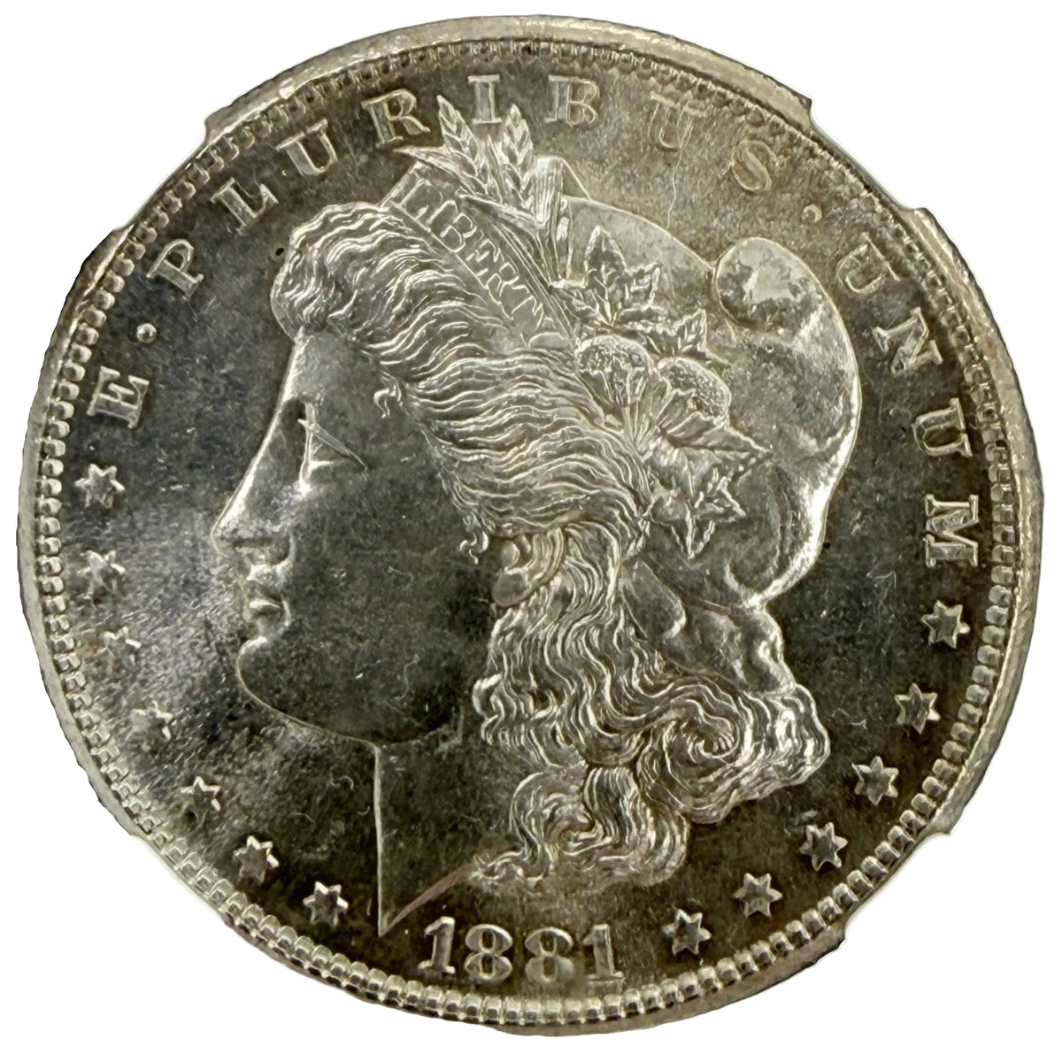 1881-S Morgan Silver Dollar NGC MS63
