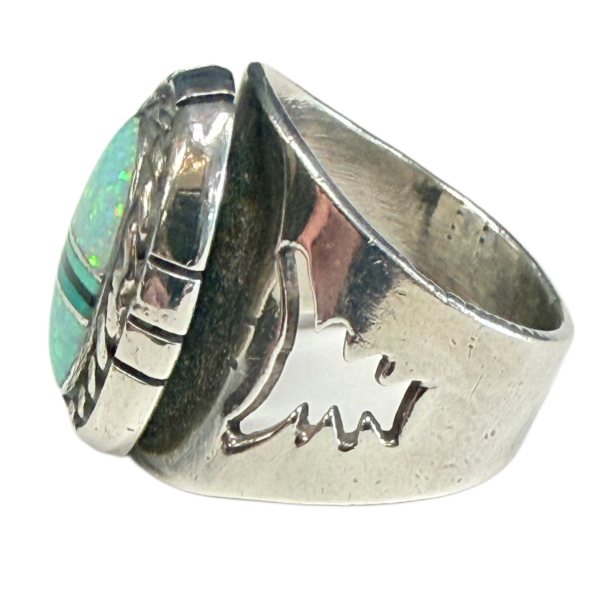 Native American Silver & Opal Ring