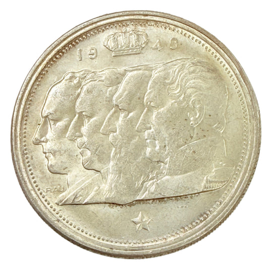 1949 Belgium 100 Franc (AU)