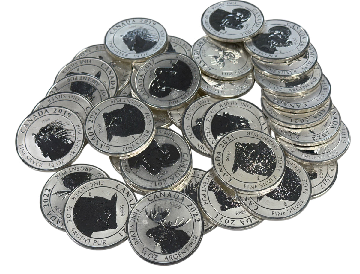 RCM 3/4 oz Silver Coins (Random) (Off Quality)