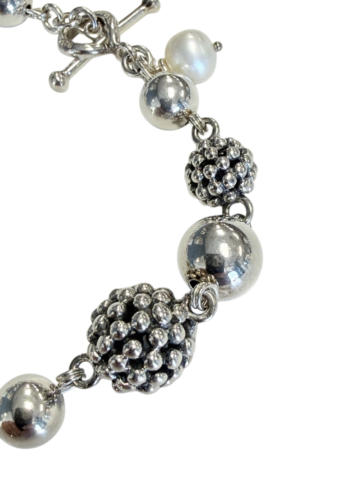 Silver Ball Bracelet