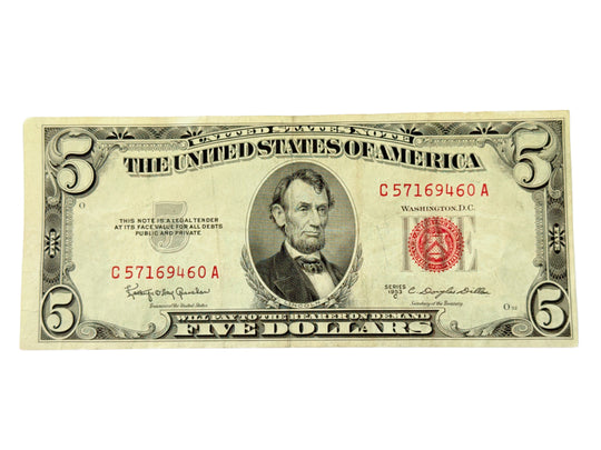 1953-C $5 Legal Tender Note (VF)