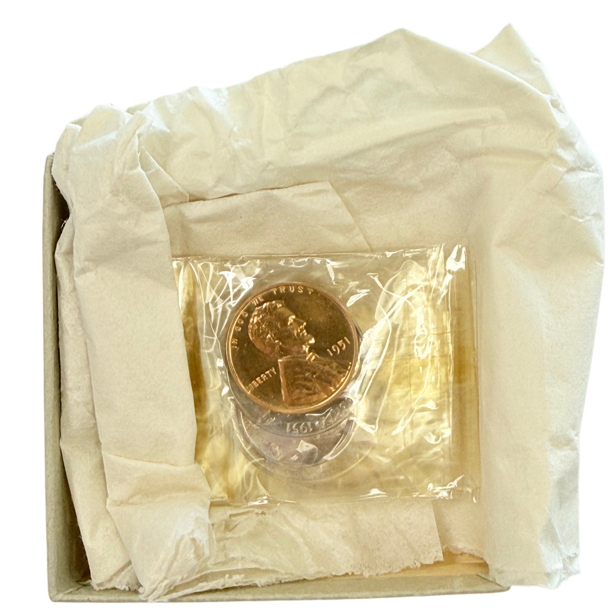 1951 United States Mint Proof Set in Original Box and Cellophane