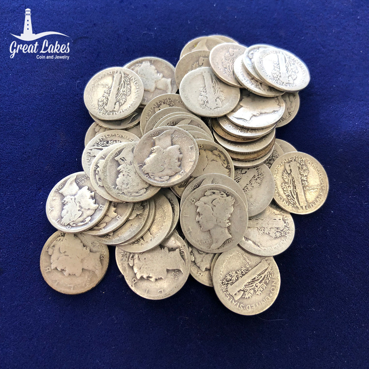 $6 FV Mercury Head Dime Slicks