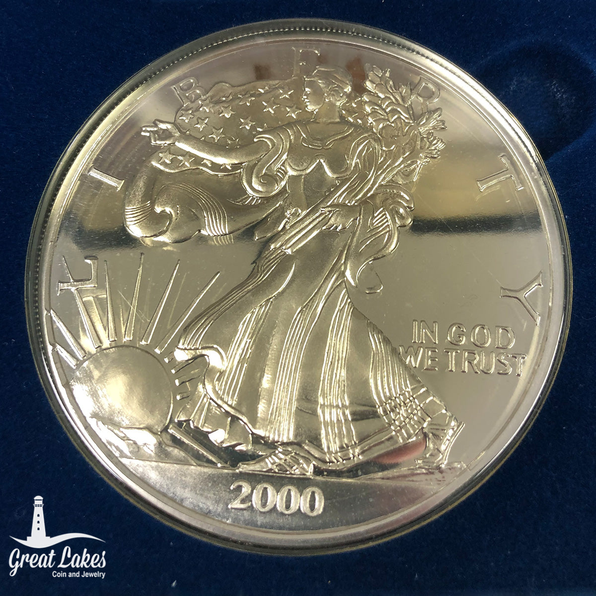 American Historic Society 6 oz Silver Round (With Box & CoA)