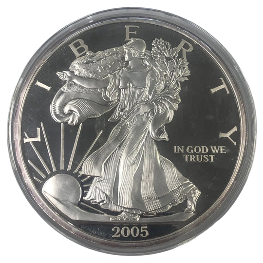 American Historic Society 6 oz 1/2 Pound Silver Eagle Round (In Cap Only)