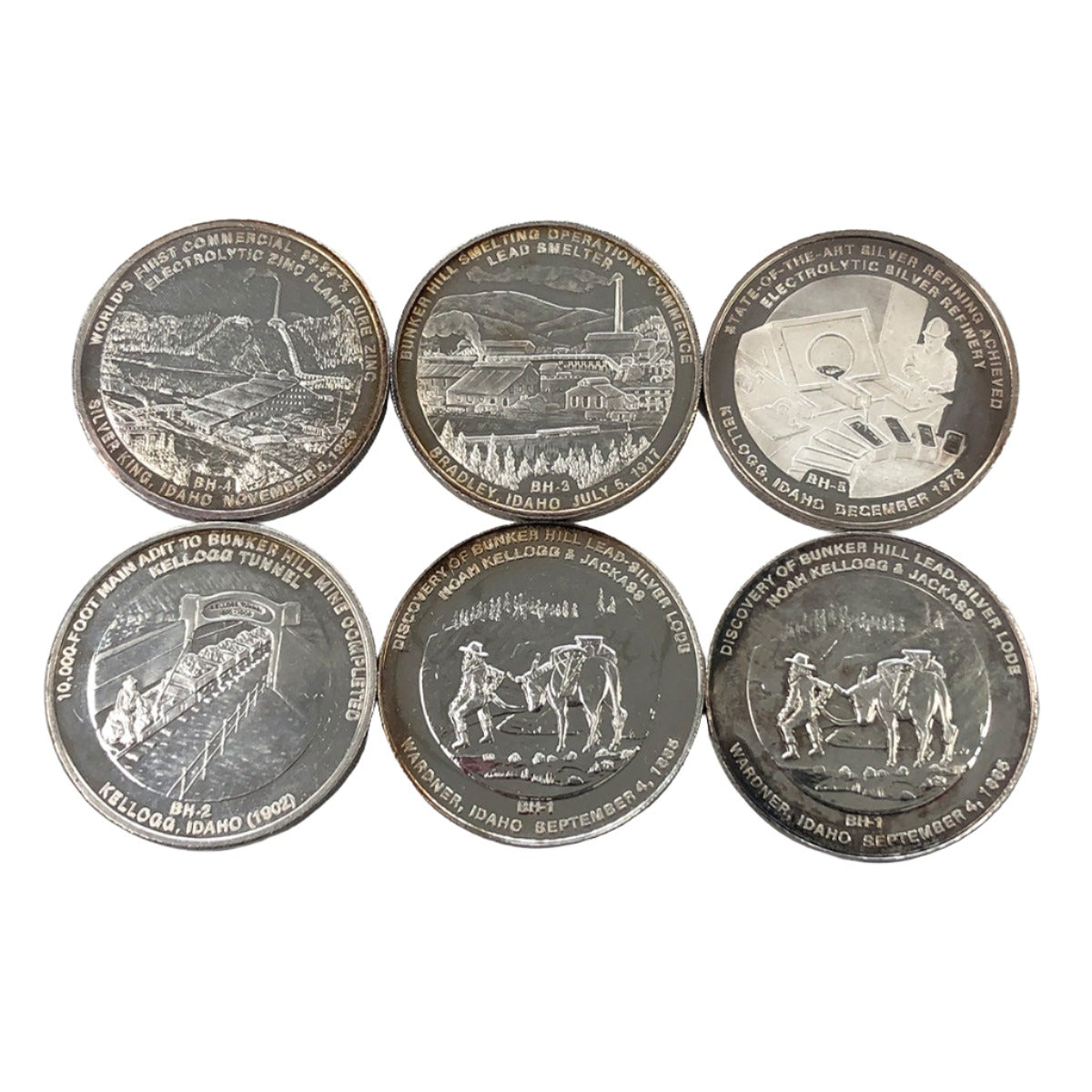 Bunker Hill Company 6 oz Silver Set (Without Box)