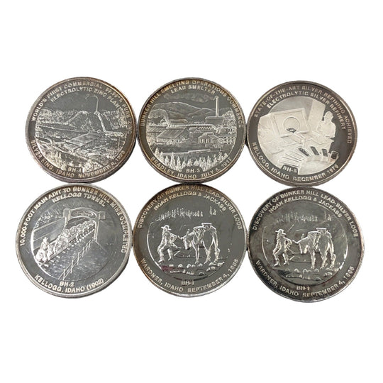 Bunker Hill Company 6 oz Silver Set (Without Box)