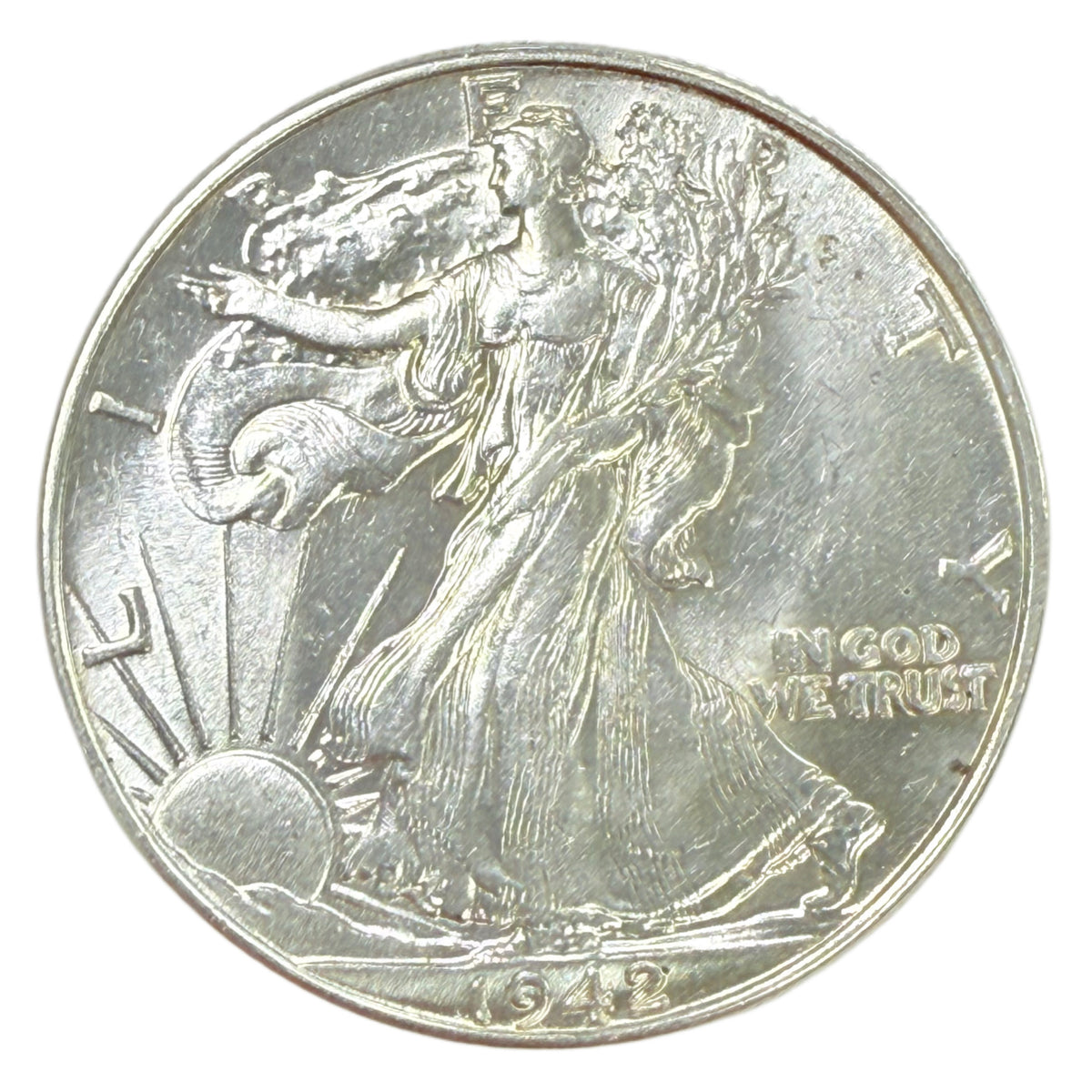1942 Walking Liberty Half Dollar (AU)