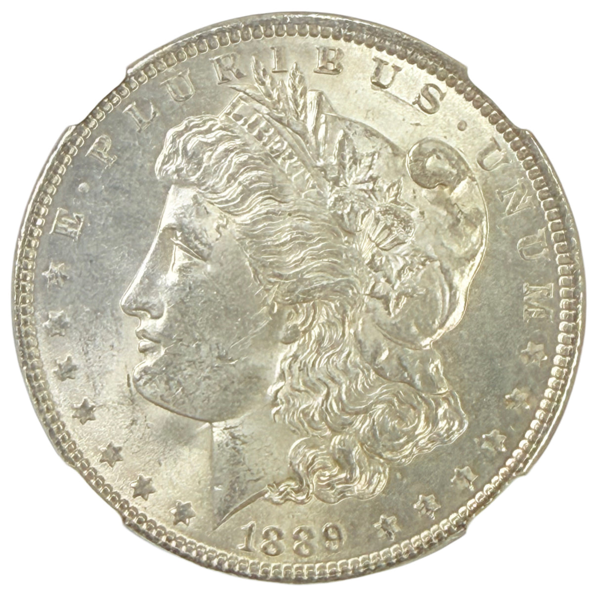 1889 Morgan Silver Dollar NGC MS62