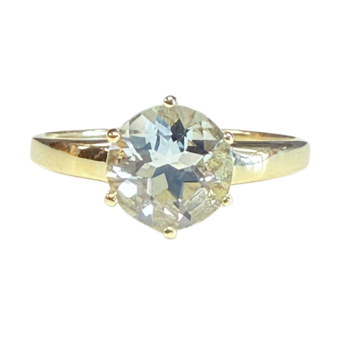 10k Gold & Aquamarine Ring