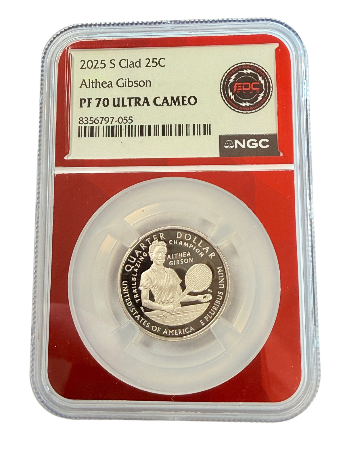 2025-S Althea Gibson Women's Quarter NGC PF70 Ultra Cameo