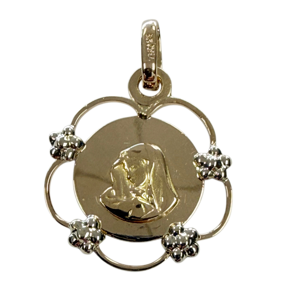 18k Virgin Mary Pendant
