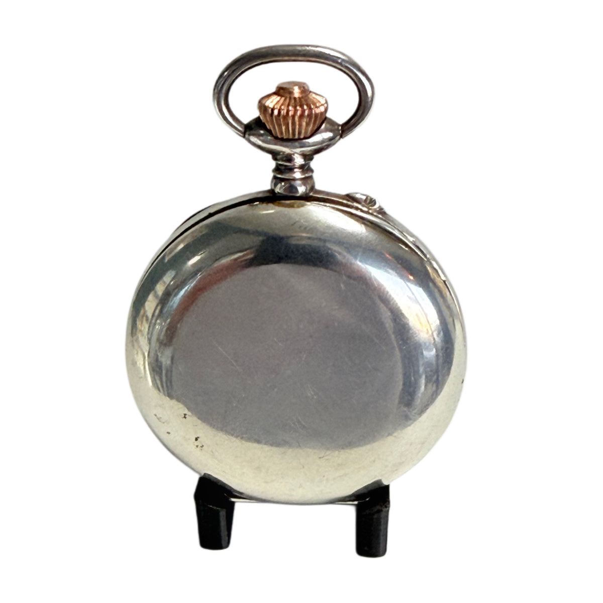 Vintage Depose Argent Fin Chronometre Open Faced Pocket Watch
