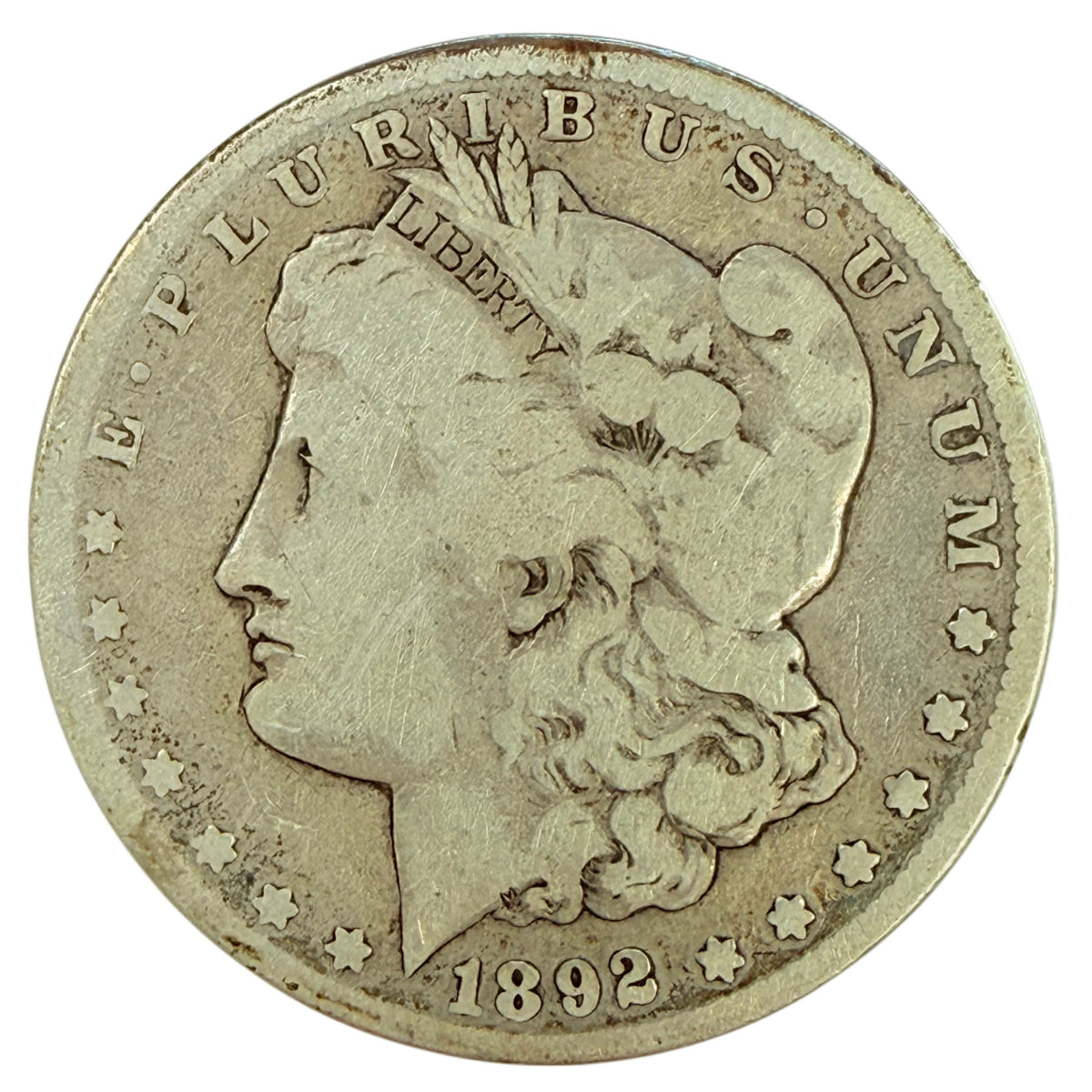 1892-CC Morgan Silver Dollar (Good)