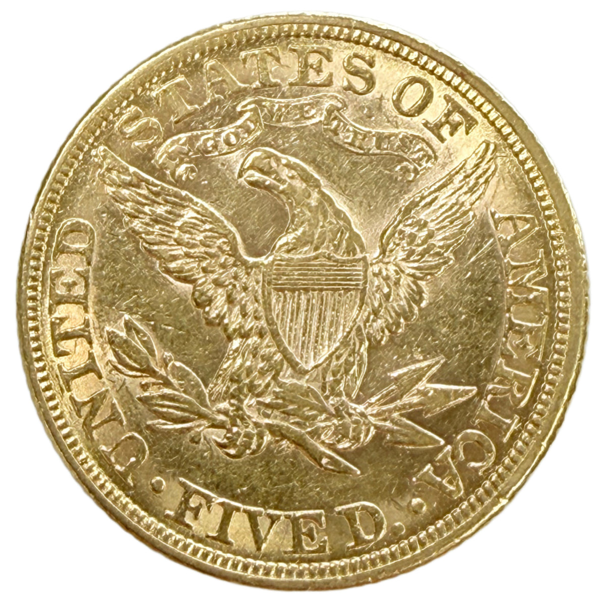 1881 $5 Liberty Gold Half Eagle (AU Details)