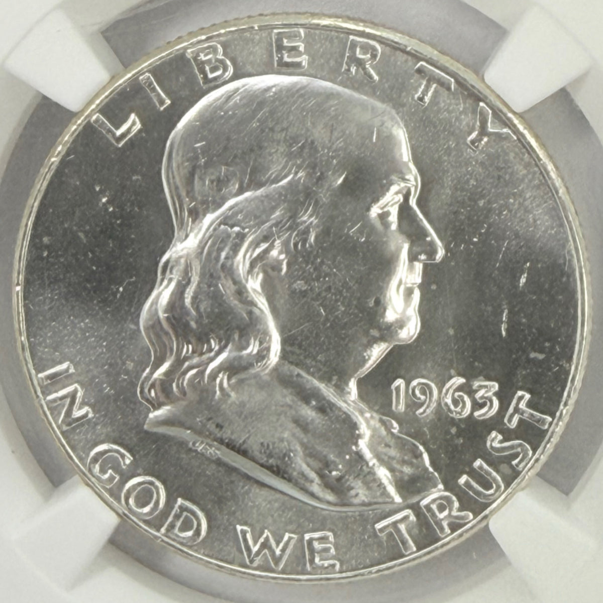 1963-D Franklin Half Dollar NGC MS64