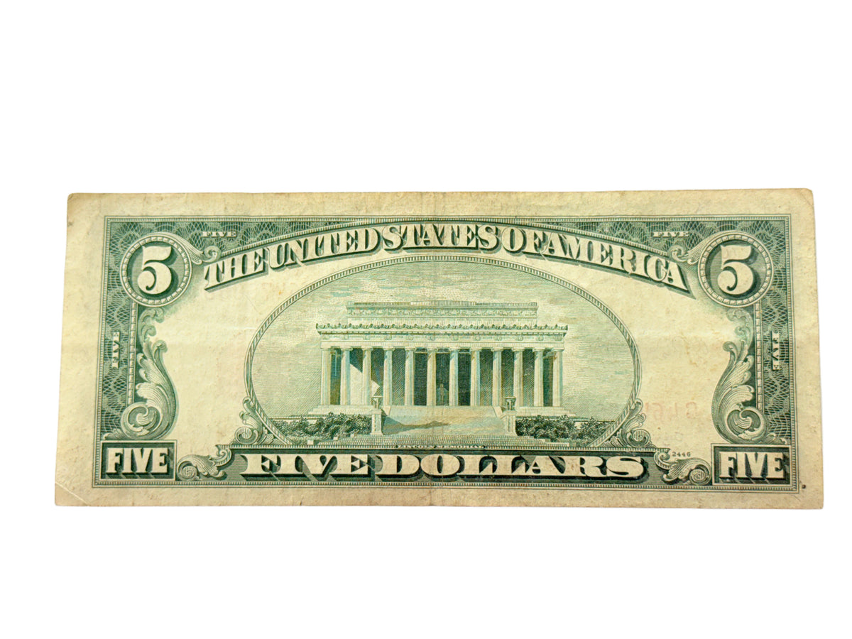 1953-B $5 Legal Tender (VF)