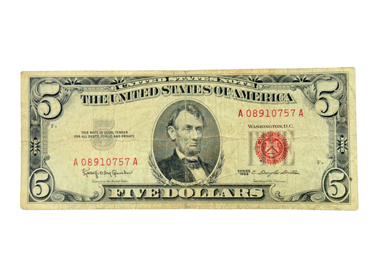 1963 $5 Legal Tender Note (Very Good)