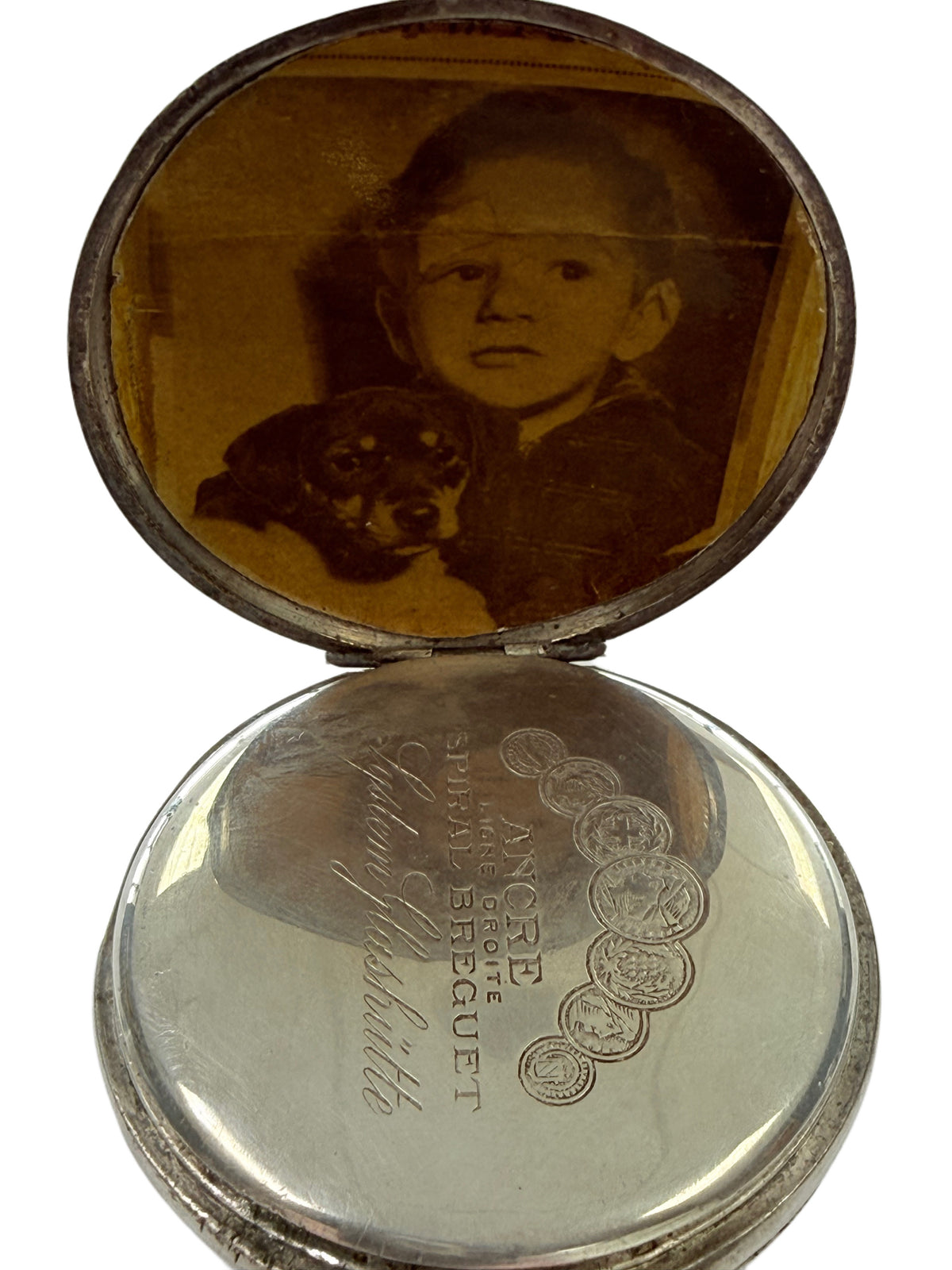 Vintage System Glashutte .800 Silver Pocket Watch (Running)