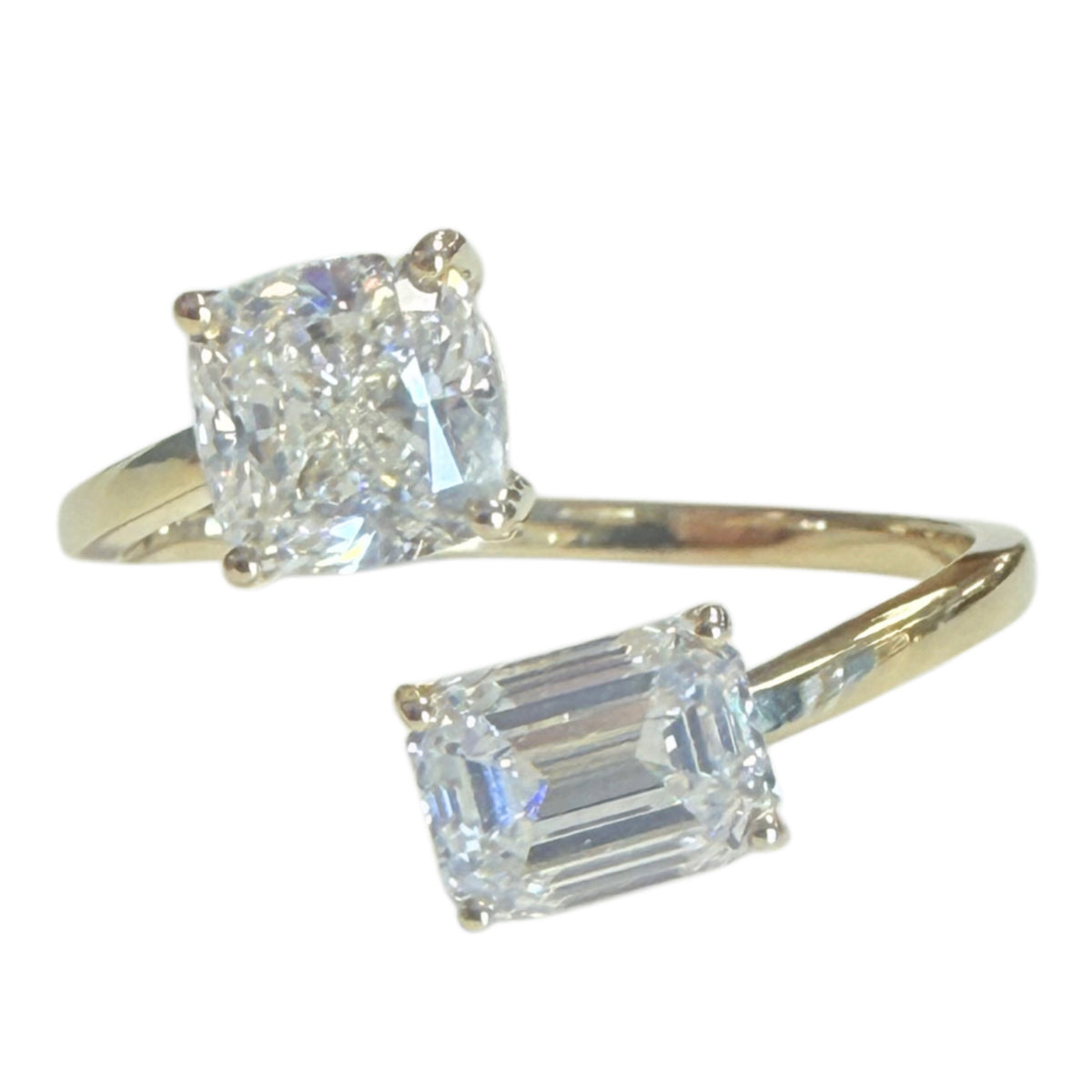 14k Yellow Gold Diamond Ring