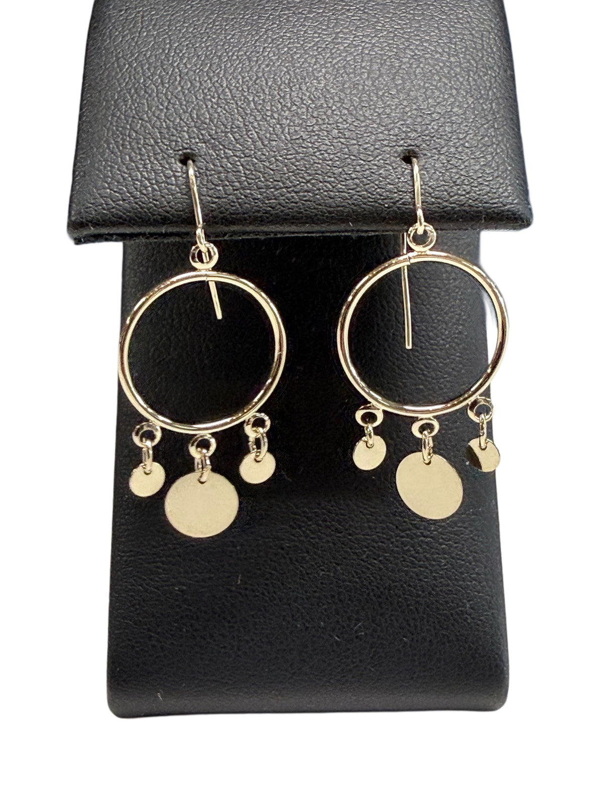 14k Yellow Gold Hoop Earrings