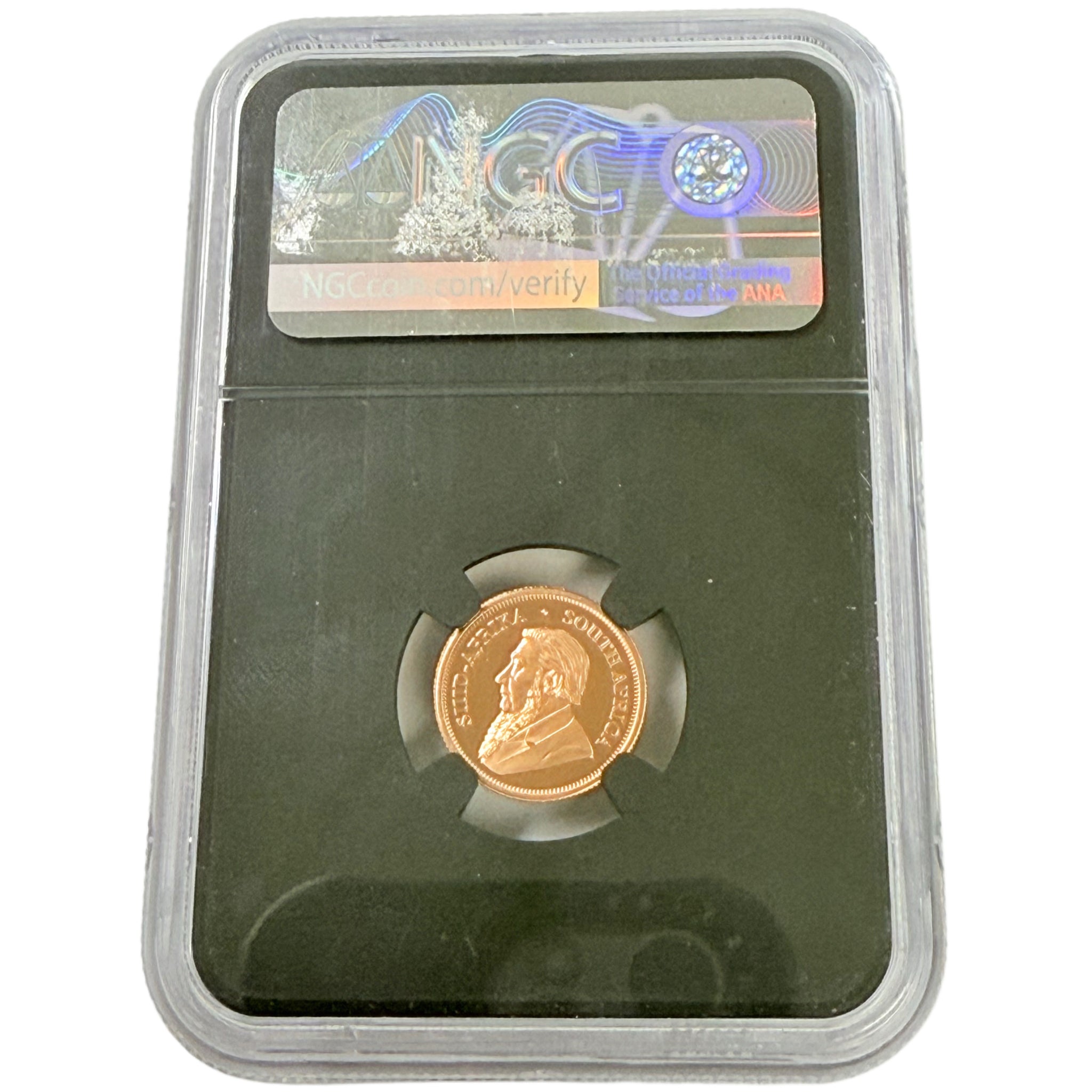 2018 South African 1/10 oz Gold Krugerrand NGC PF70 Ultra Cameo