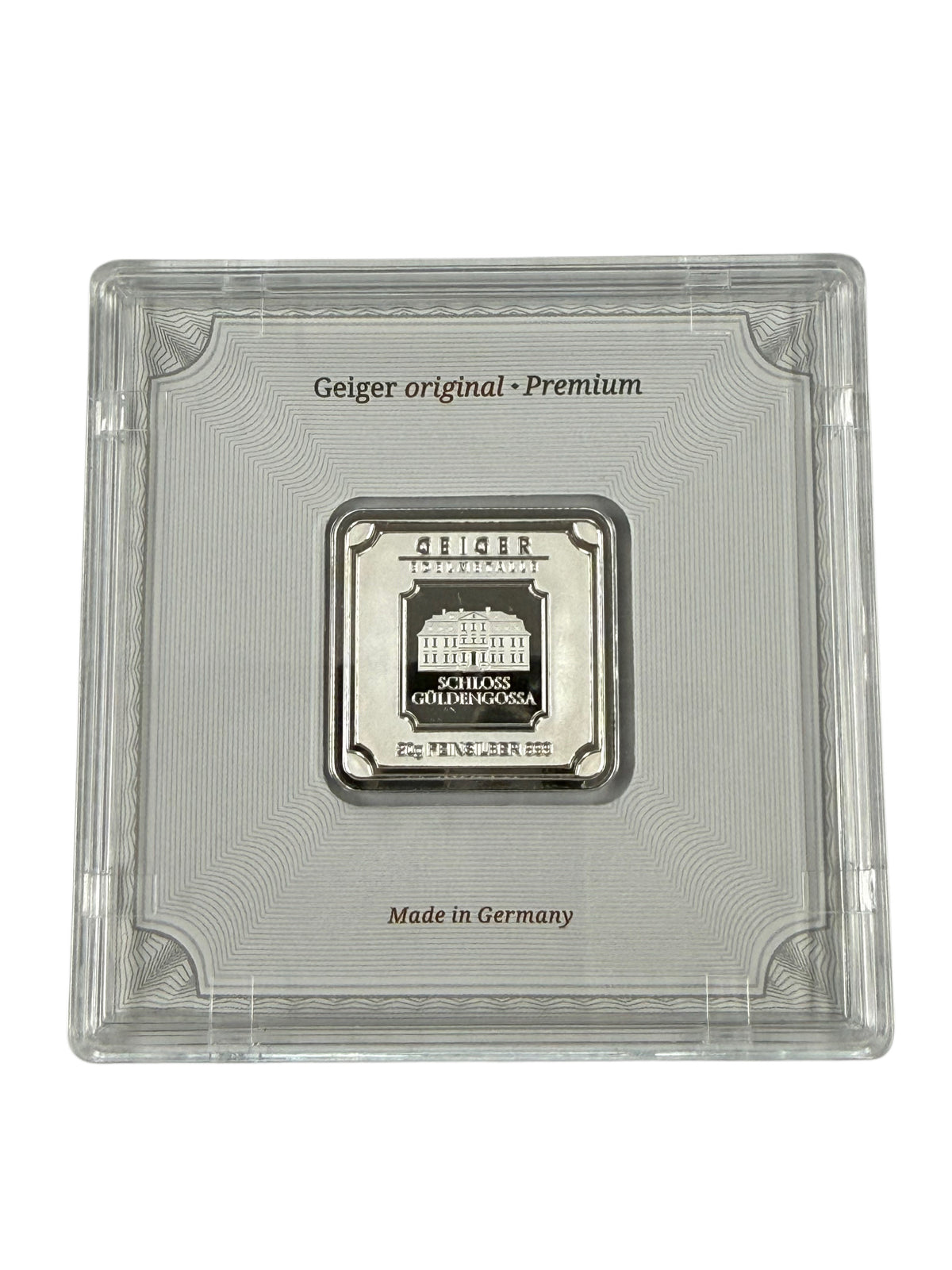 Geiger 20 Gram Silver Bar (Secondary)