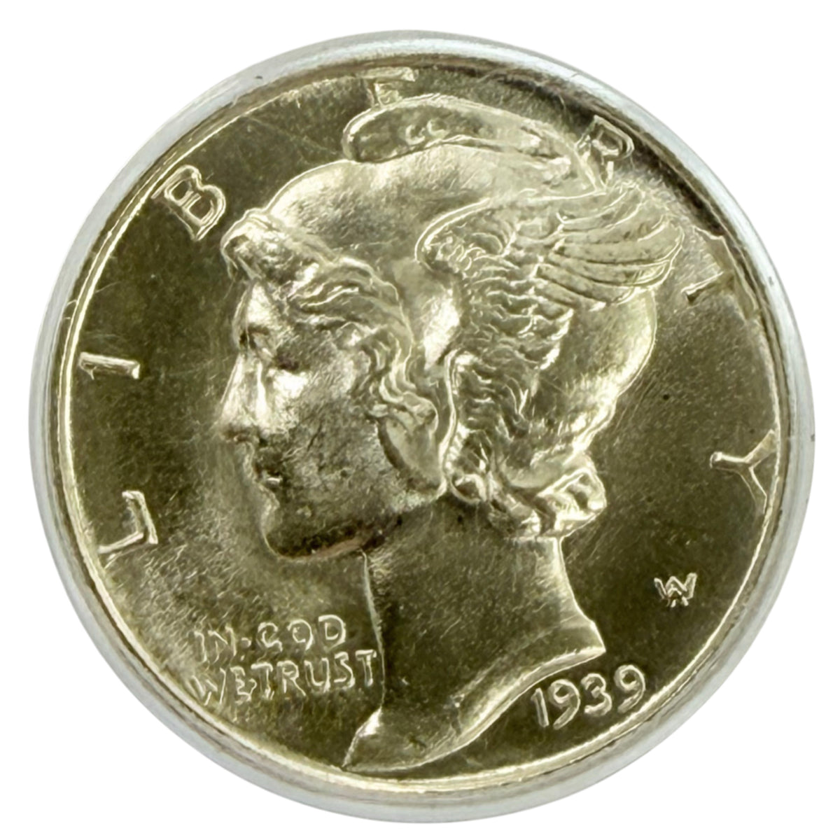 1939-D Mercury Head Dime PCGS MS65FB