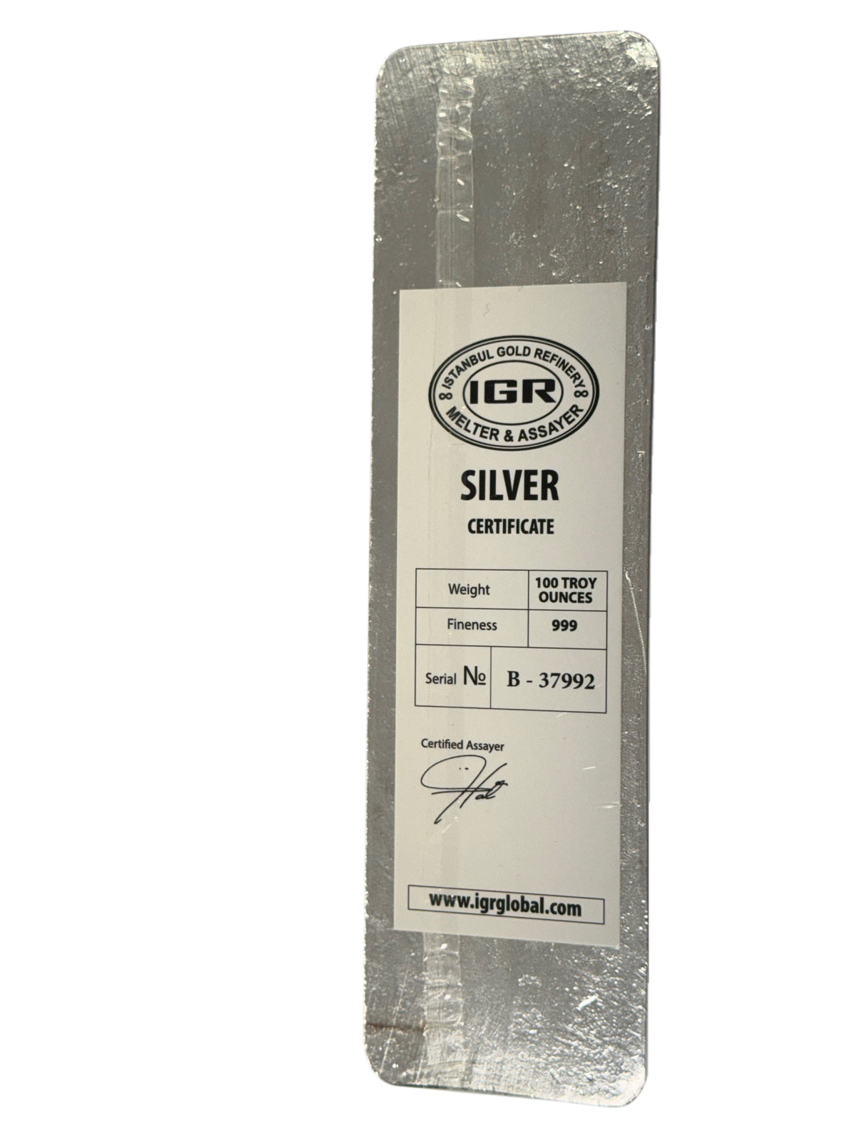 Generic 100 oz Silver Bars (Random) (Secondary)