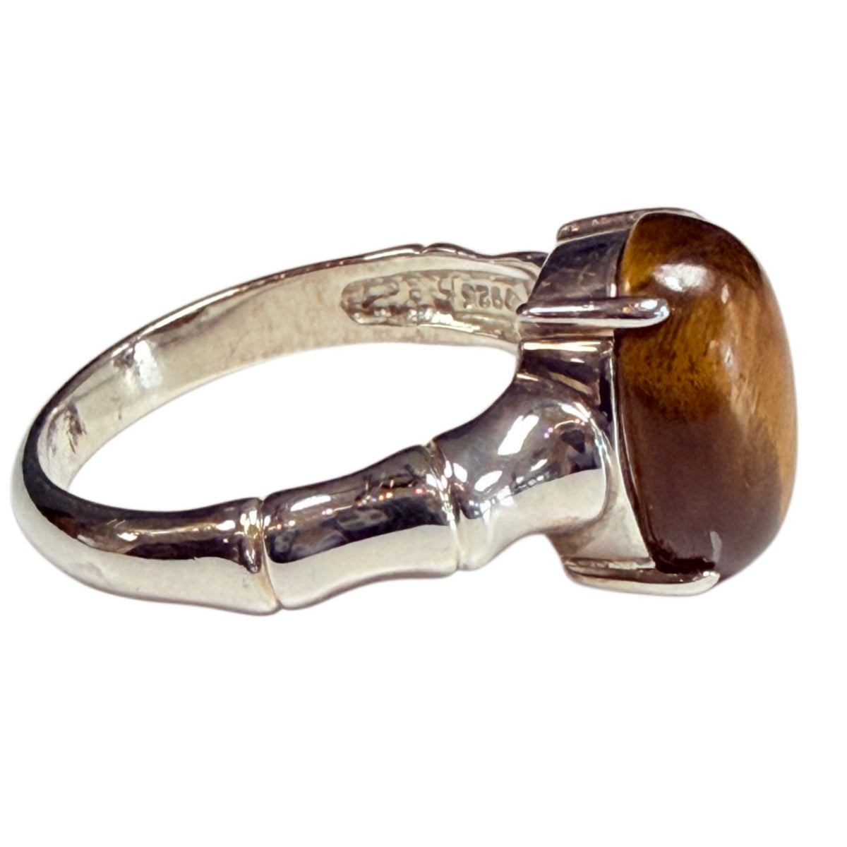 Silver & Tiger's Eye Ring
