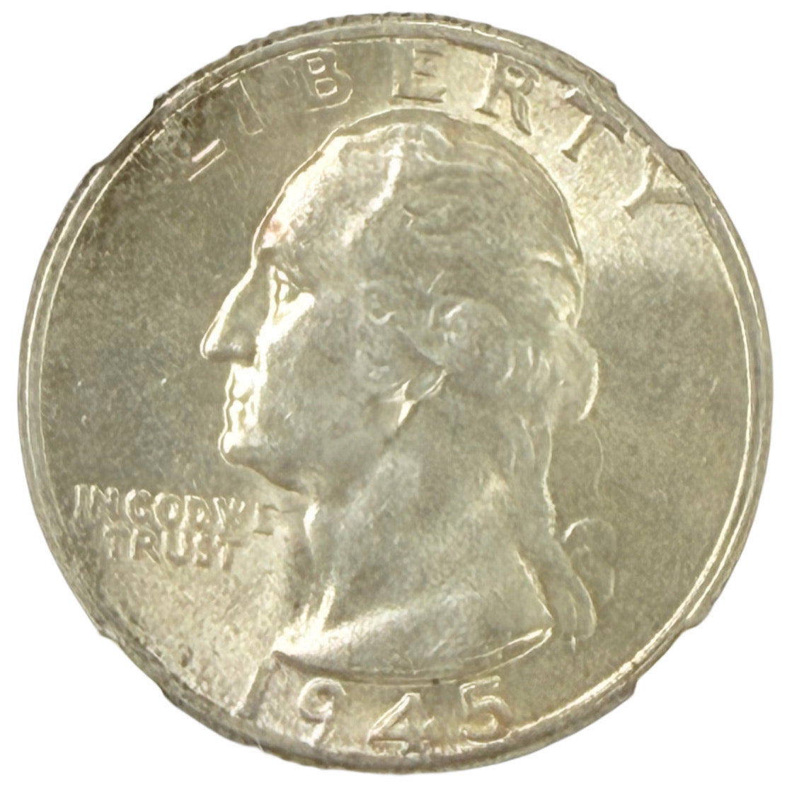 1945-D Washington Quarter NGC MS63