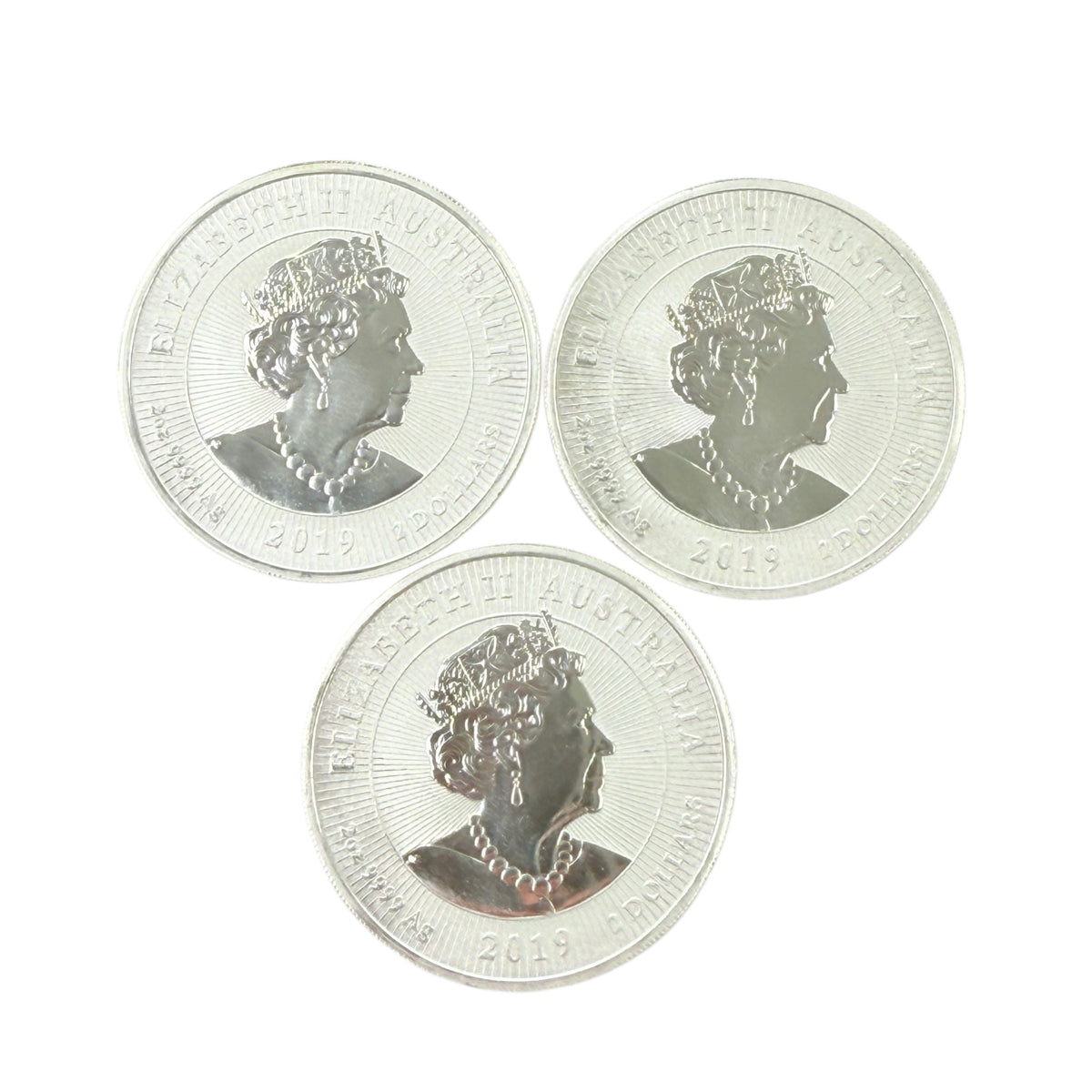 2019 Australia 2 oz Silver Crocodile
