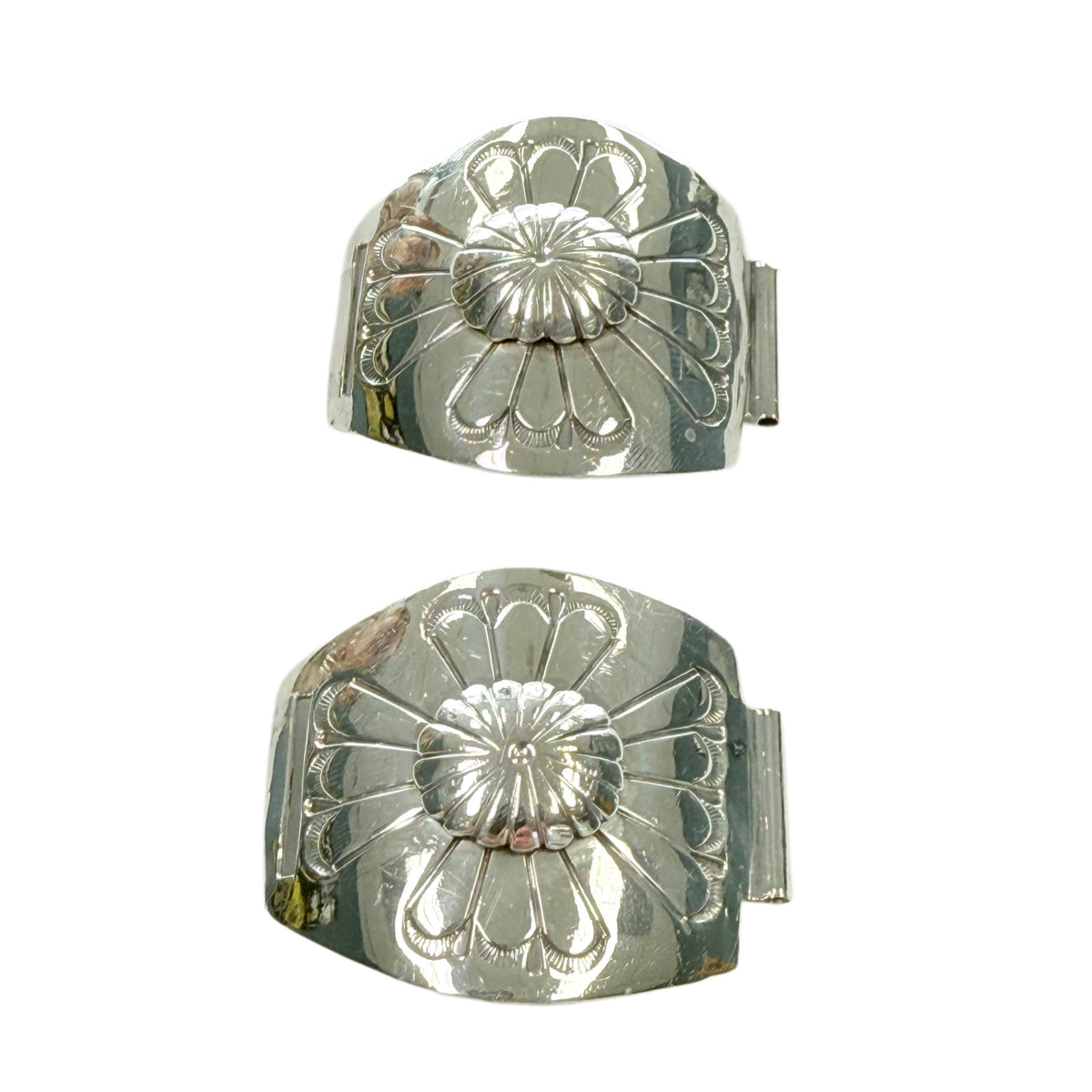 Native American Silver Watch Tips