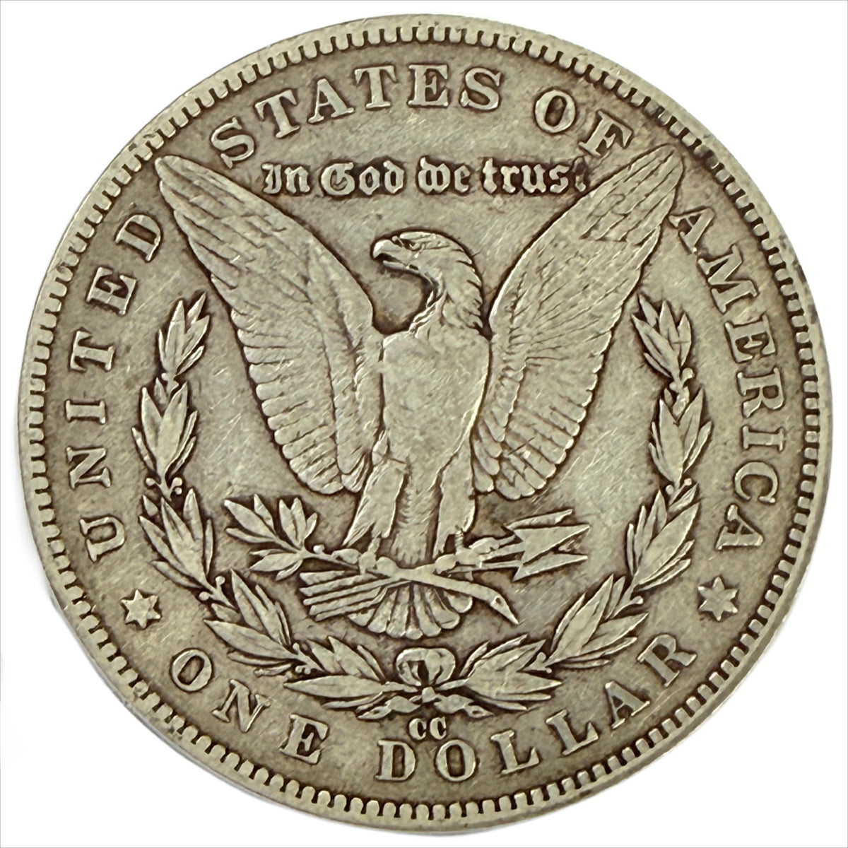 1892-CC Morgan Silver Dollar PCGS VF35