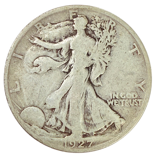 1927-S Walking Liberty Half Dollar (VG)
