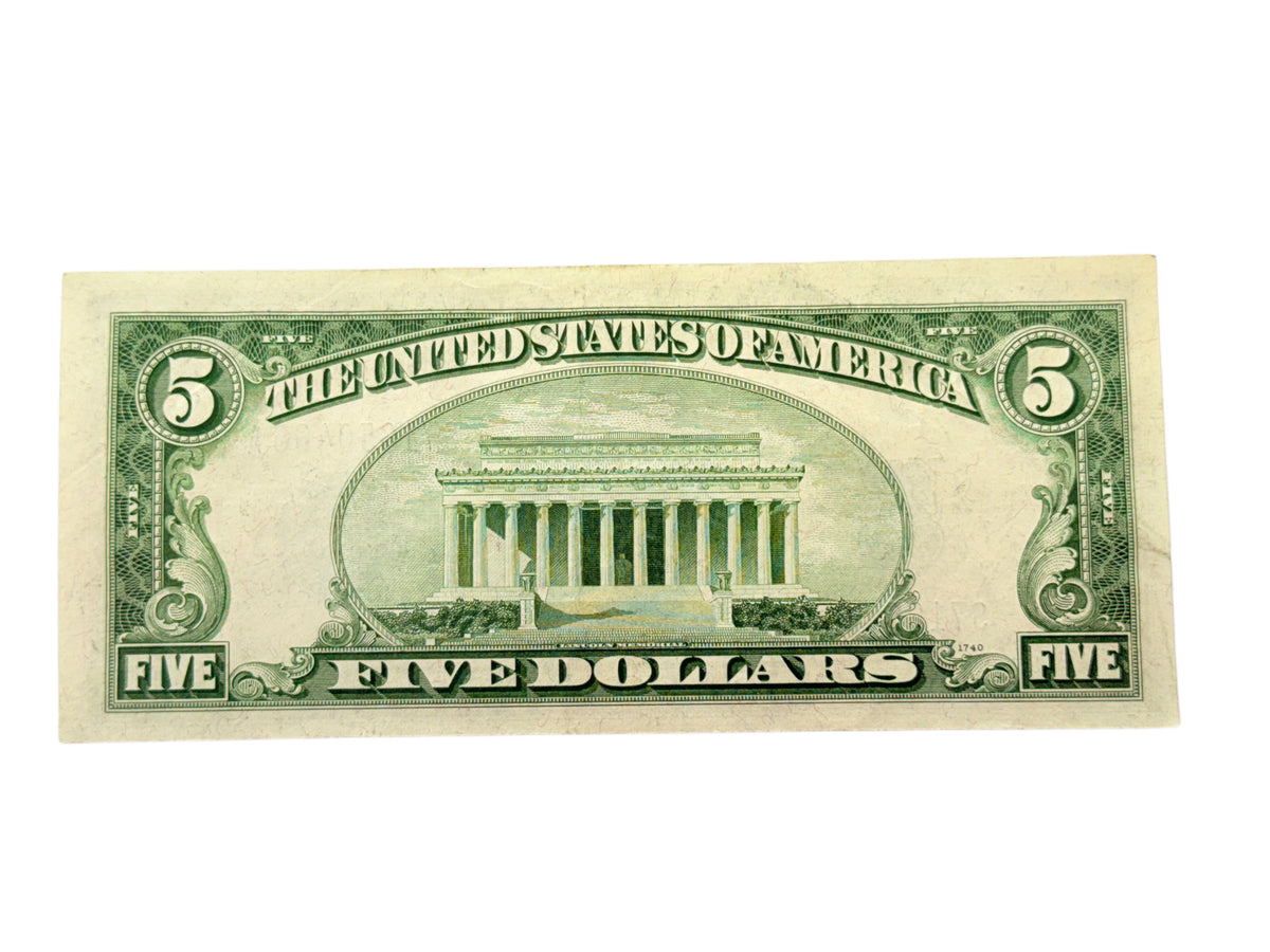 1934-D $5 Silver Certificate (XF)