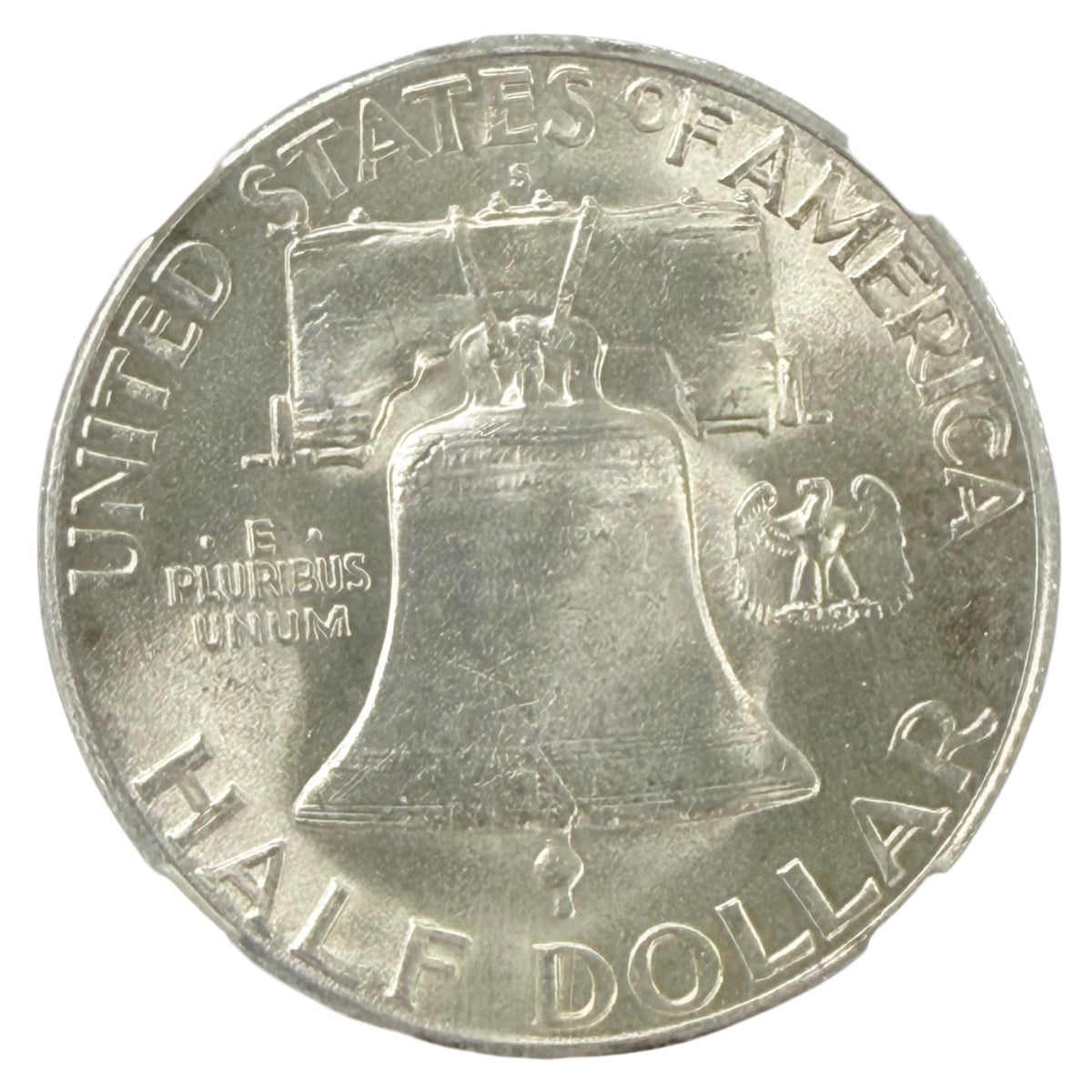 1949-S Franklin Half Dollar NGC MS65 FBL