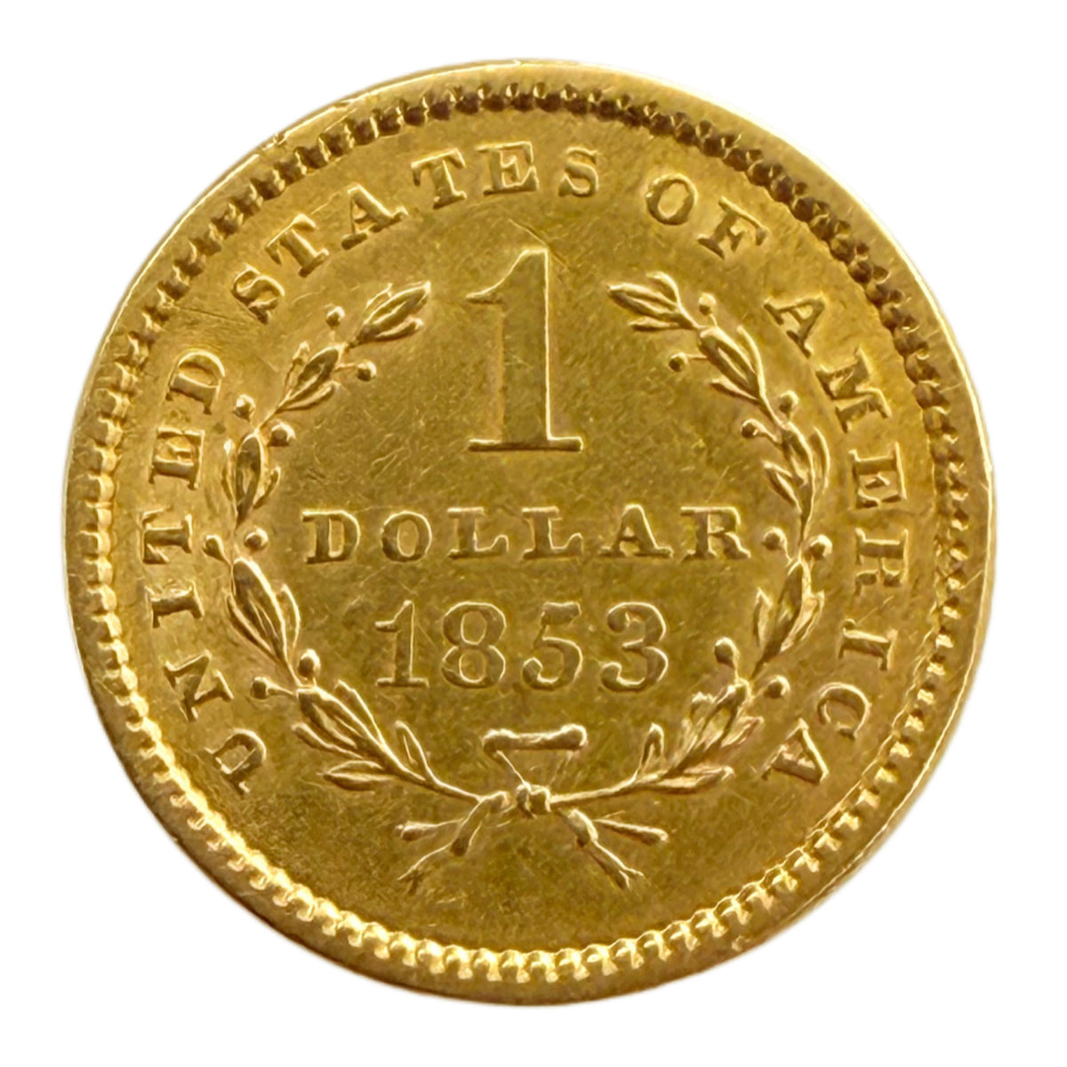 1853 Type 1 $1 Liberty Gold Coin (Low Premium)