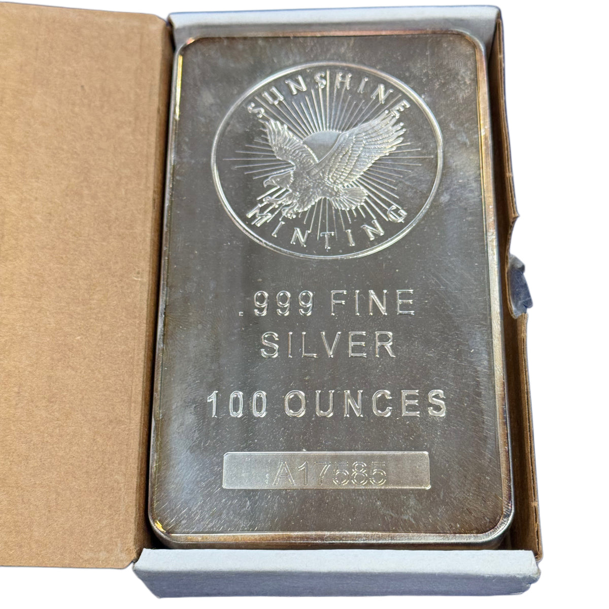 Sunshine Mint 100 oz Silver Bar