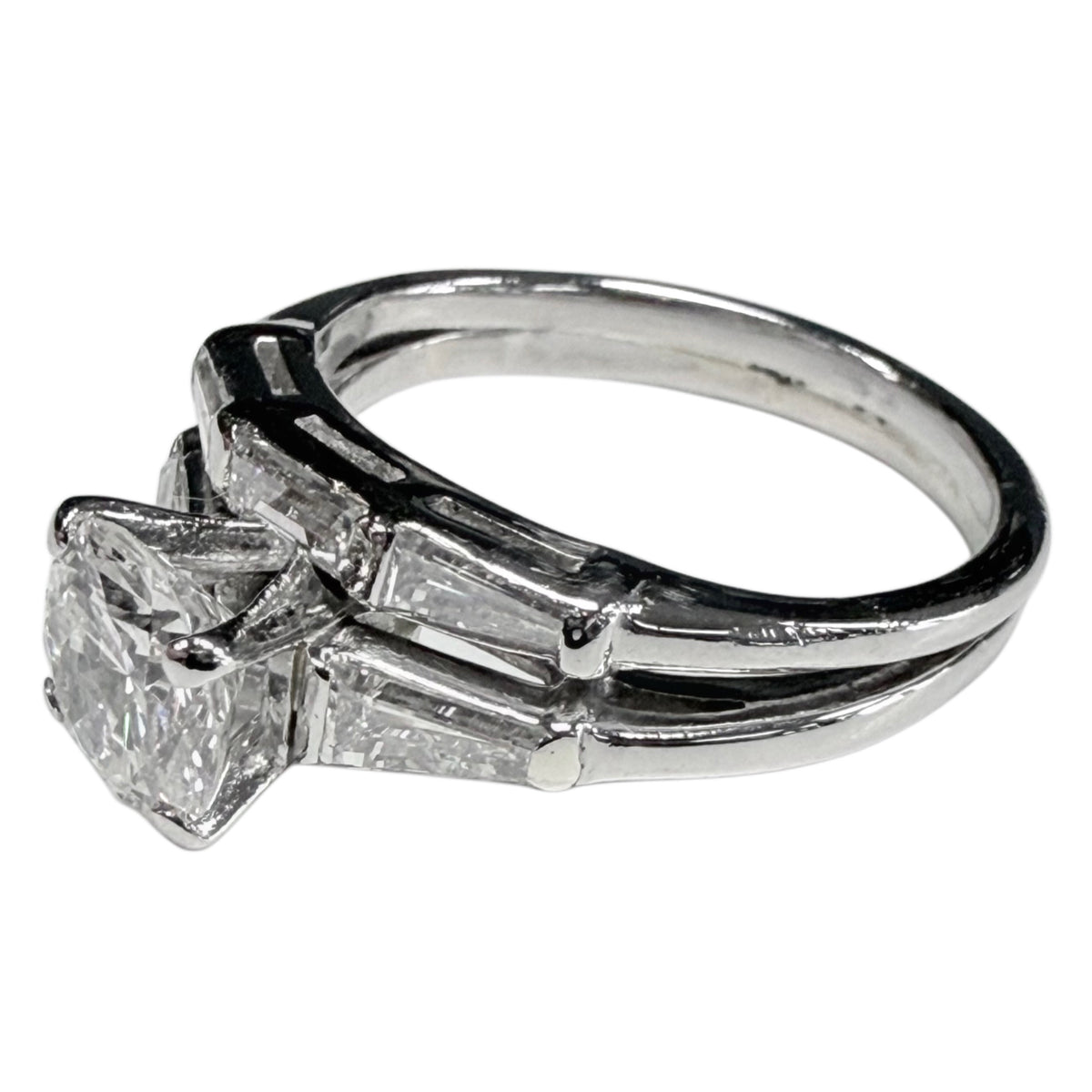 Vintage Platinum Diamond Ring