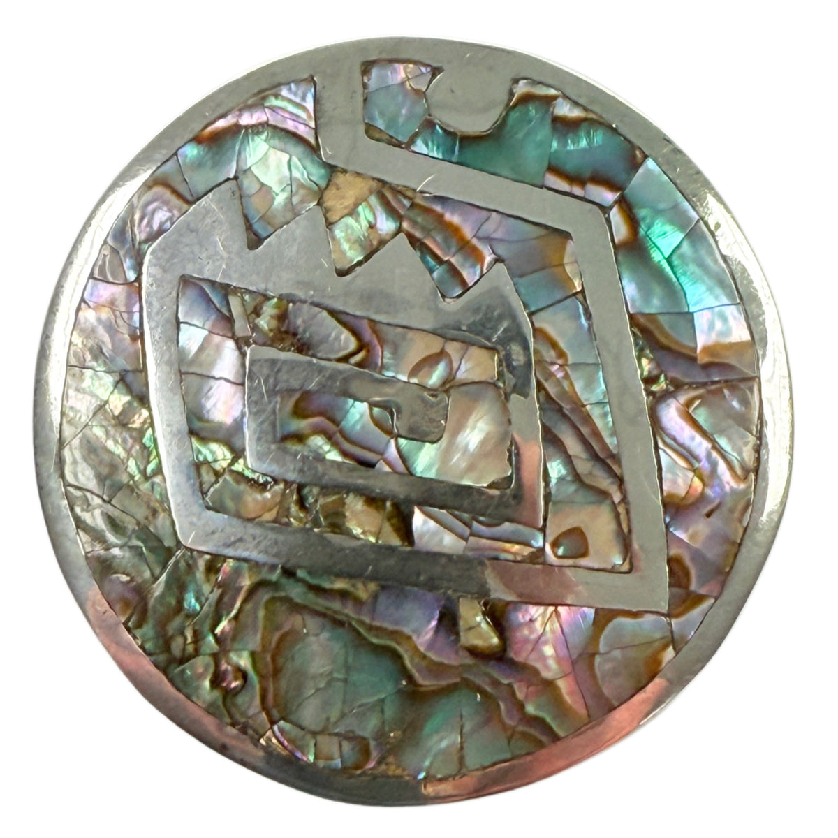 Silver & Abalone Pin