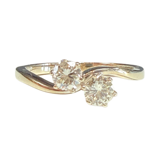 14k White Gold & Diamond Ring