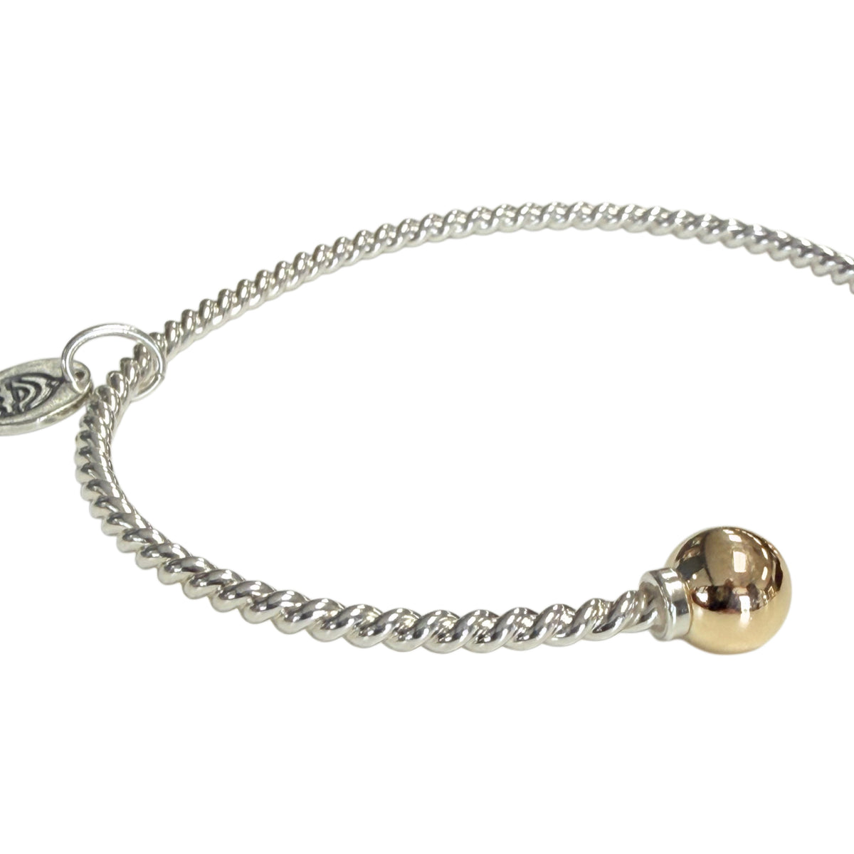 Lestage Cape Cod Twisted Silver & Gold Bracelet