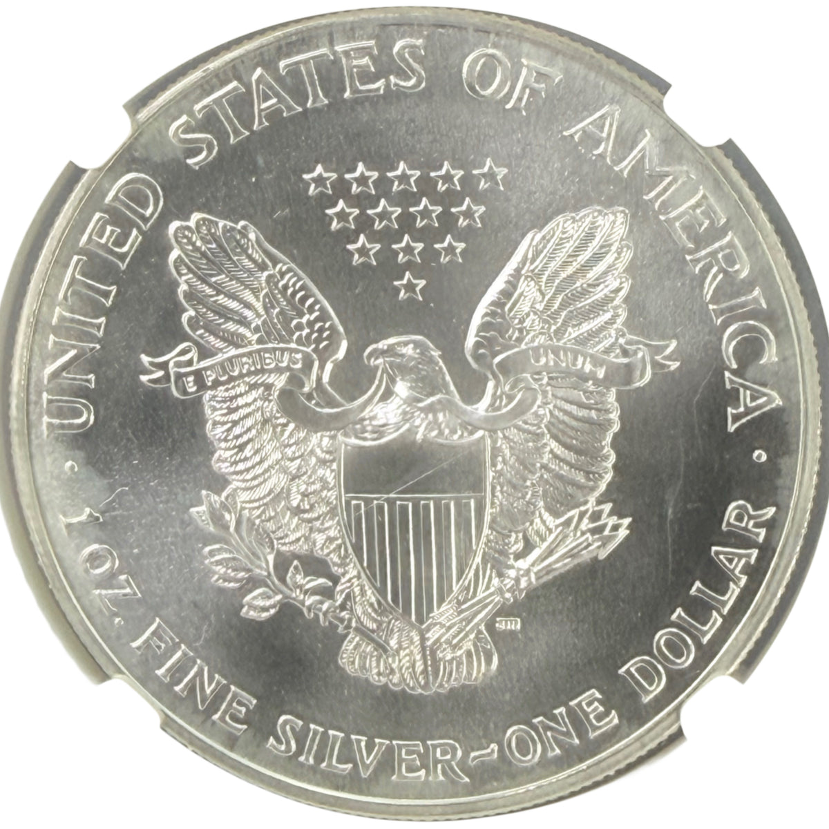 1995 1 oz American Silver Eagle NGC MS69