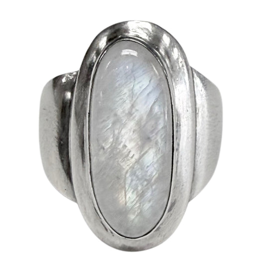 Silver & Moonstone Ring