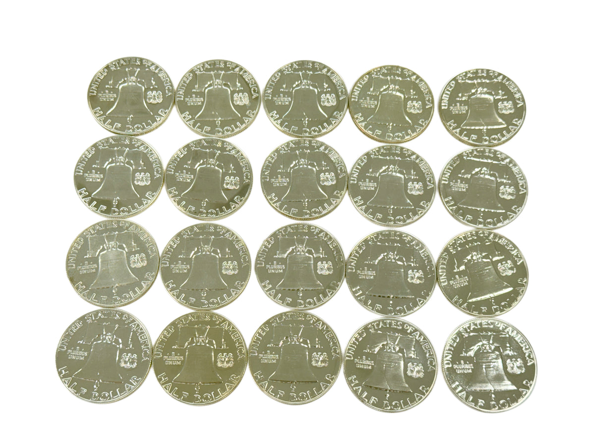 $10 FV Proof Franklin Half Dollars