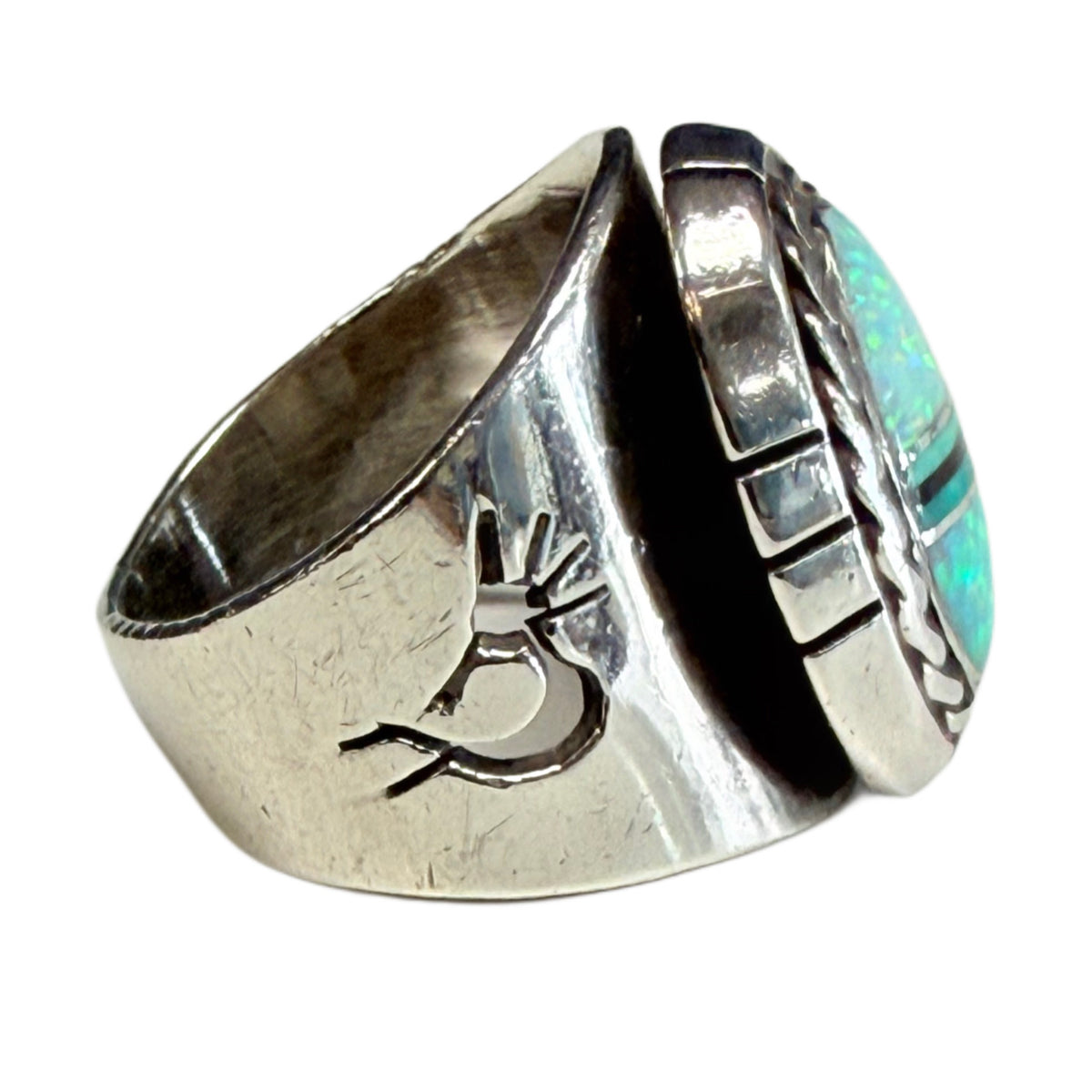 Native American Silver & Opal Ring