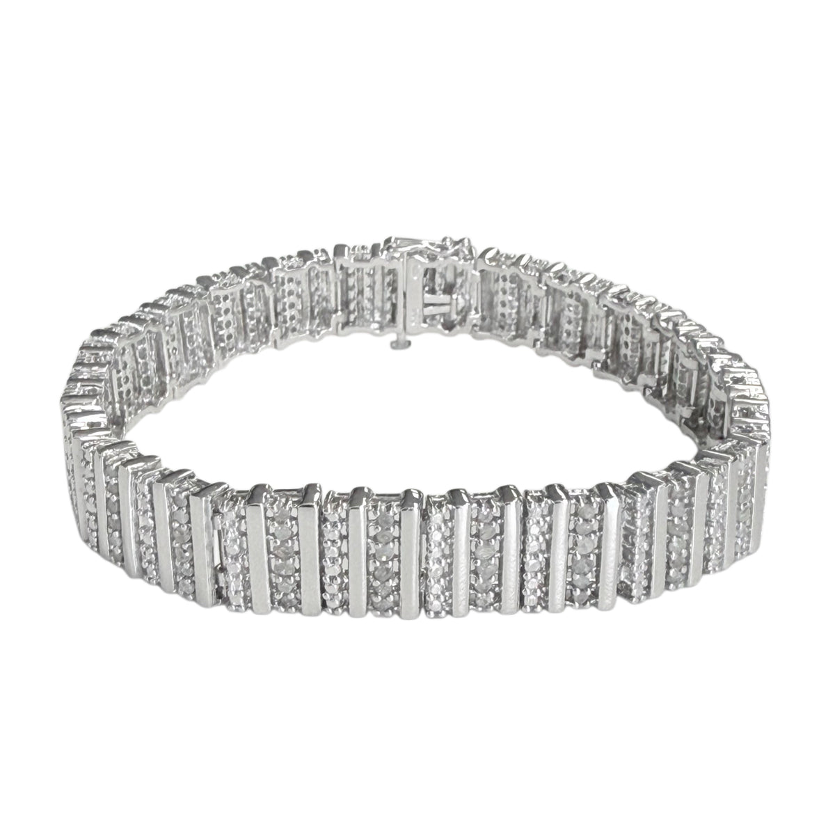 Silver & Diamond Bracelet