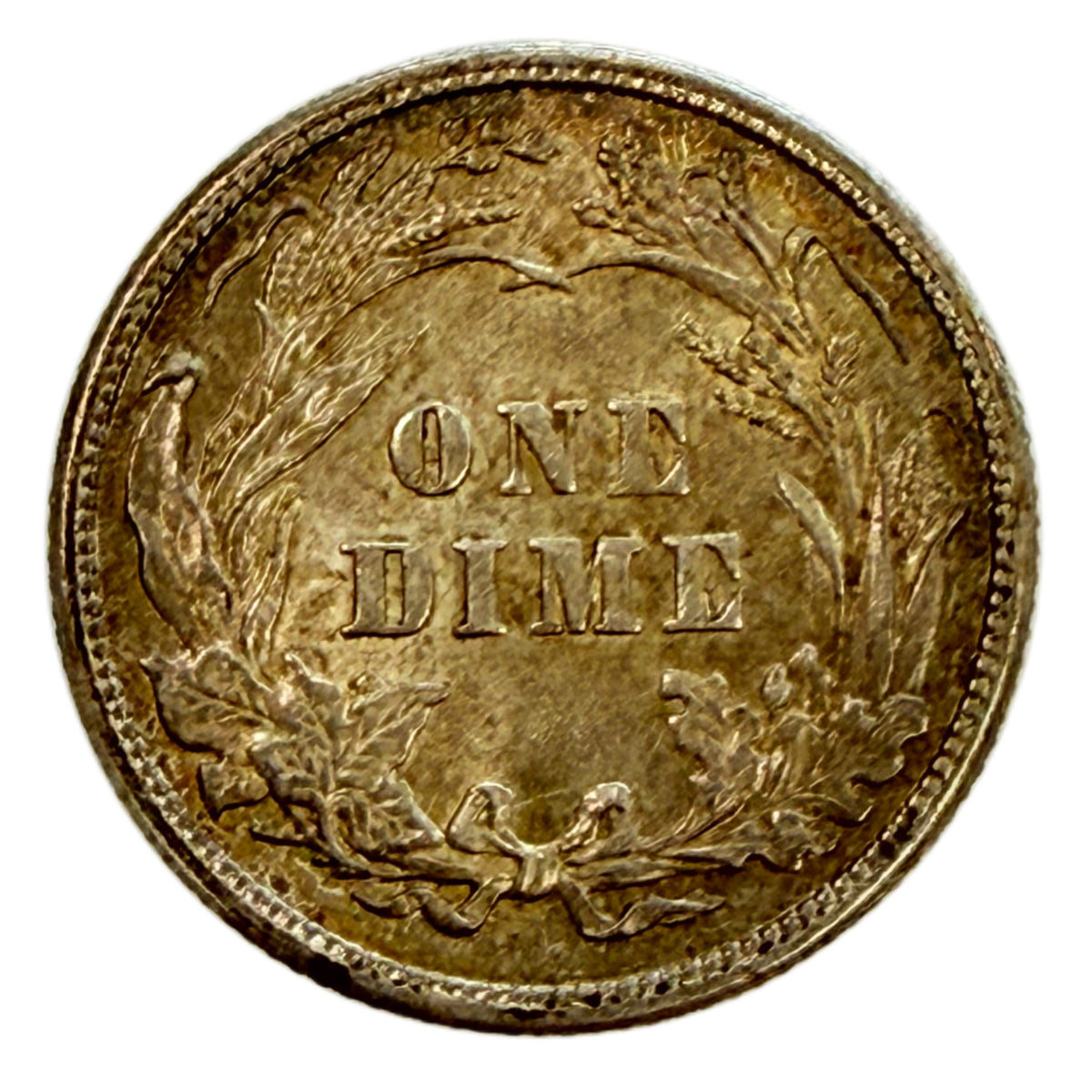 1905 Barber Silver Dime (AU)